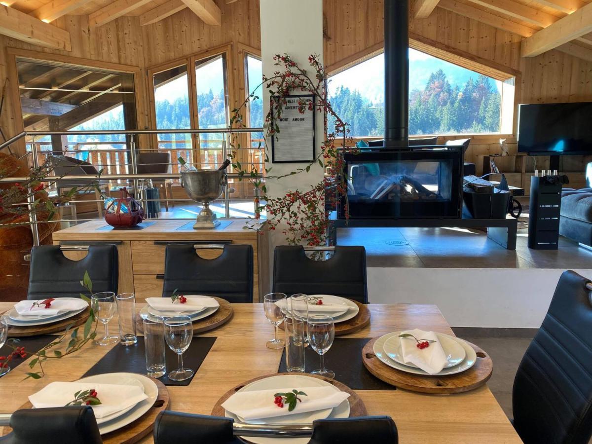 Azalée, Chalet de Luxe - Propriétés Mont Amour Montriond Extérieur photo