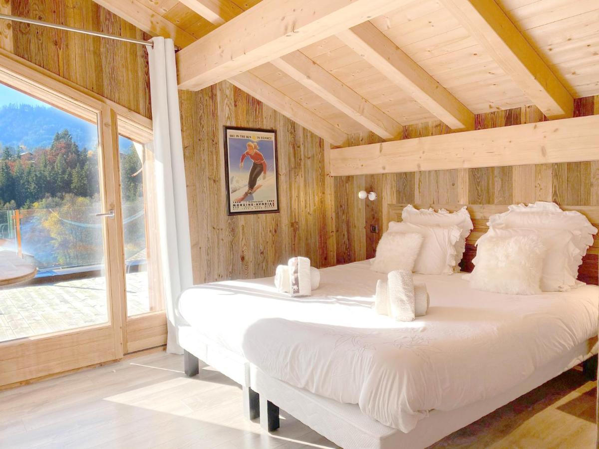 Azalée, Chalet de Luxe - Propriétés Mont Amour Montriond Extérieur photo