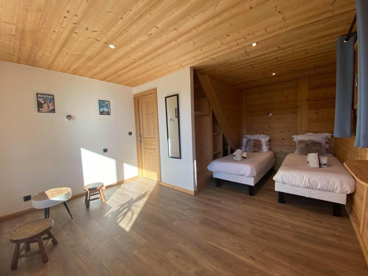 Azalée, Chalet de Luxe - Propriétés Mont Amour Montriond Extérieur photo