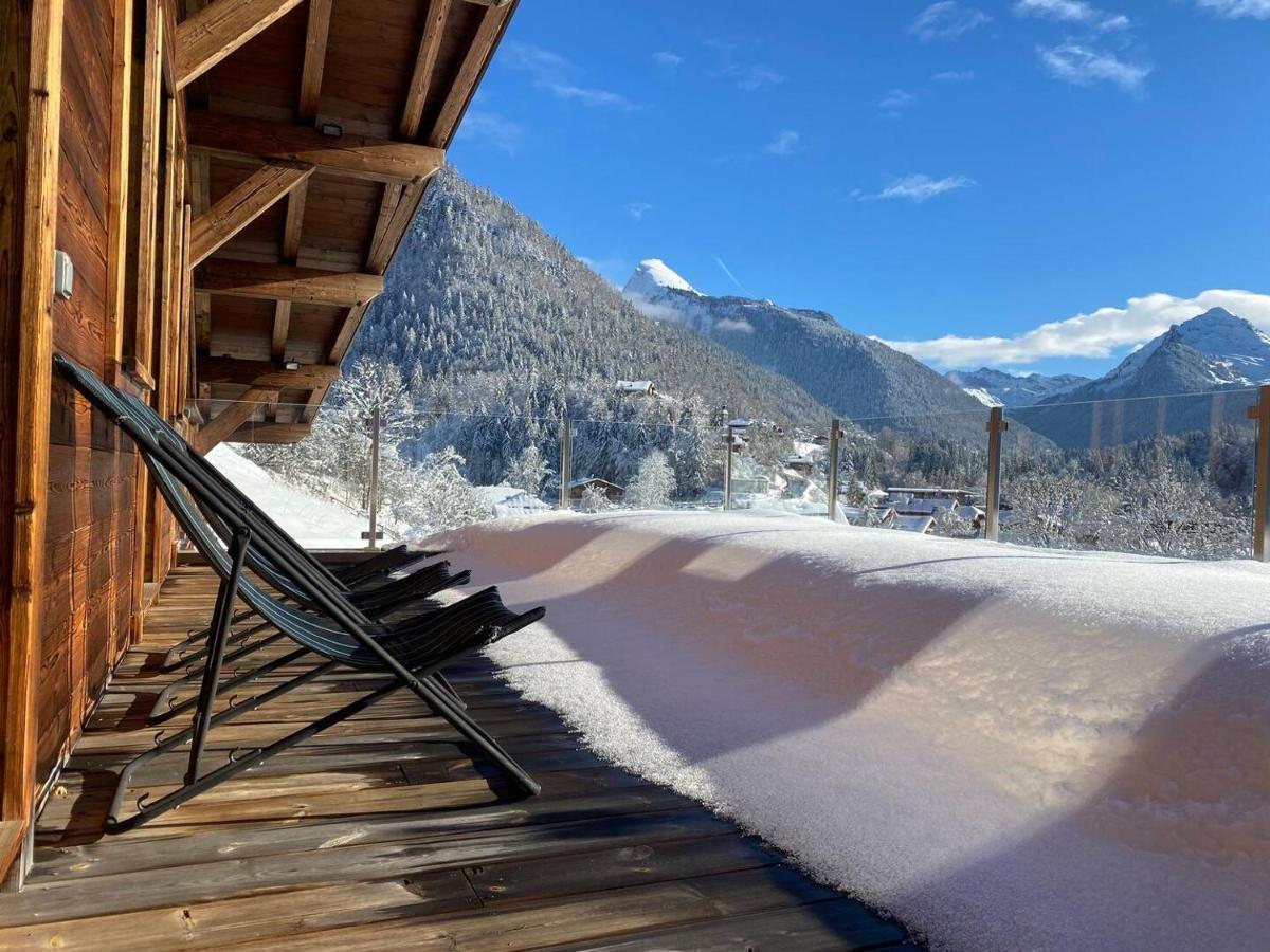 Azalée, Chalet de Luxe - Propriétés Mont Amour Montriond Extérieur photo