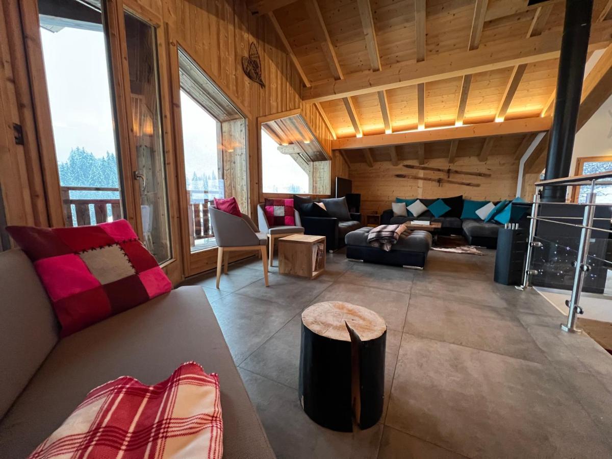 Azalée, Chalet de Luxe - Propriétés Mont Amour Montriond Extérieur photo