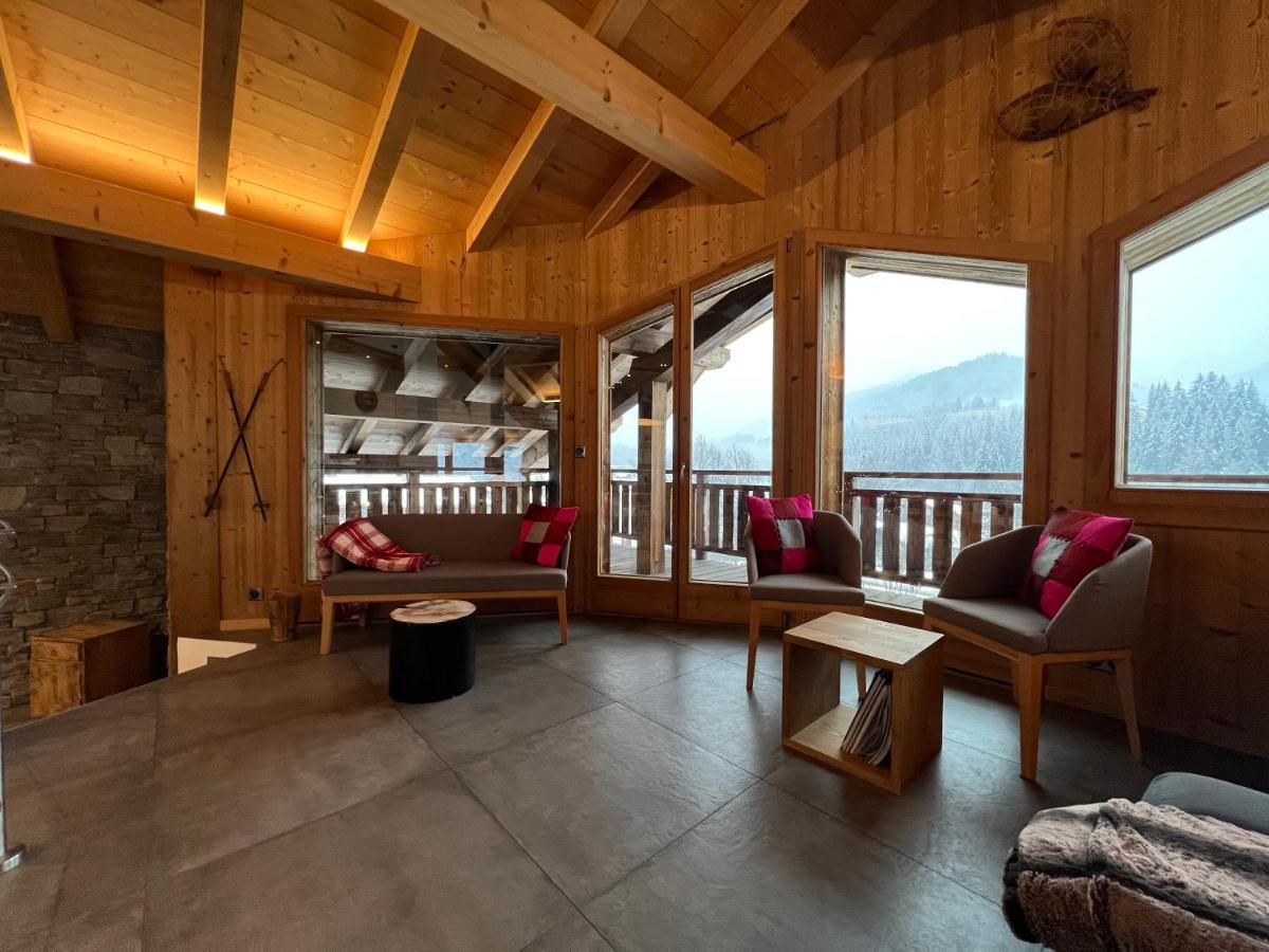 Azalée, Chalet de Luxe - Propriétés Mont Amour Montriond Extérieur photo