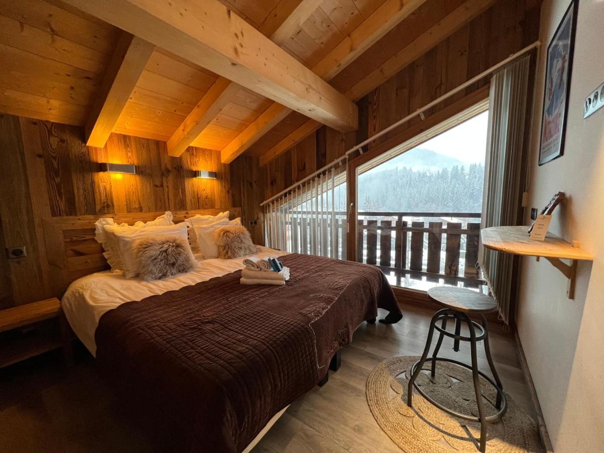 Azalée, Chalet de Luxe - Propriétés Mont Amour Montriond Extérieur photo